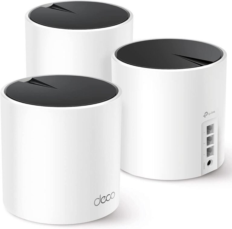 TP-Link Deco X55 AX3000 WiFi 6 Mesh System – Covers up to 6500 Sq.Ft, Replaces Wireless Router and Extender, 3 Gigabit Ports per Unit, Supports Ethernet Backhaul, Deco X55(3-Pack)